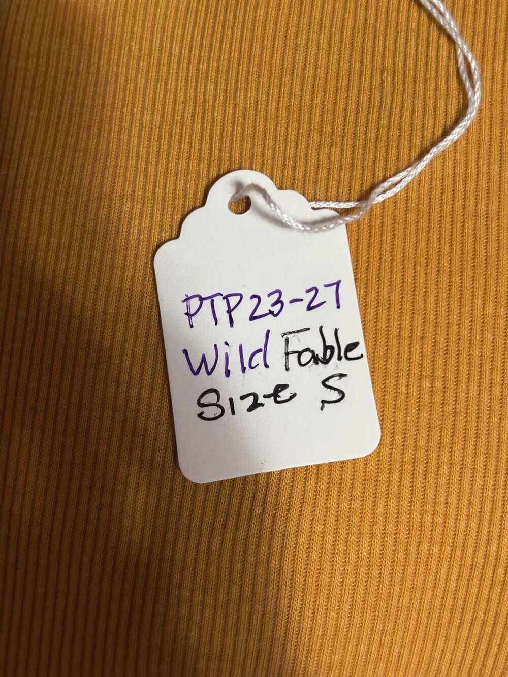 Wild Fable Waffle Knit Henley Top Long Sleeve Size S - Picture 5 of 5